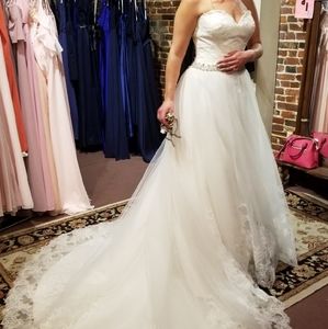 Wedding dress, Da vinci strapless